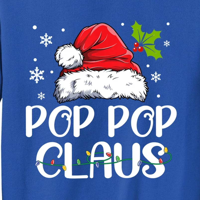 Pop Pop Claus Santa Funny Christmas Pajama Matching Family Gift Sweatshirt