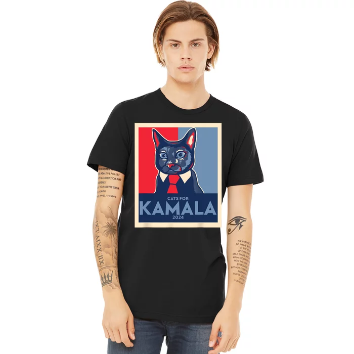 Politically Purrfect Cats For Kamala 2024 President Premium T-Shirt