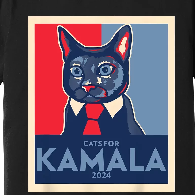 Politically Purrfect Cats For Kamala 2024 President Premium T-Shirt