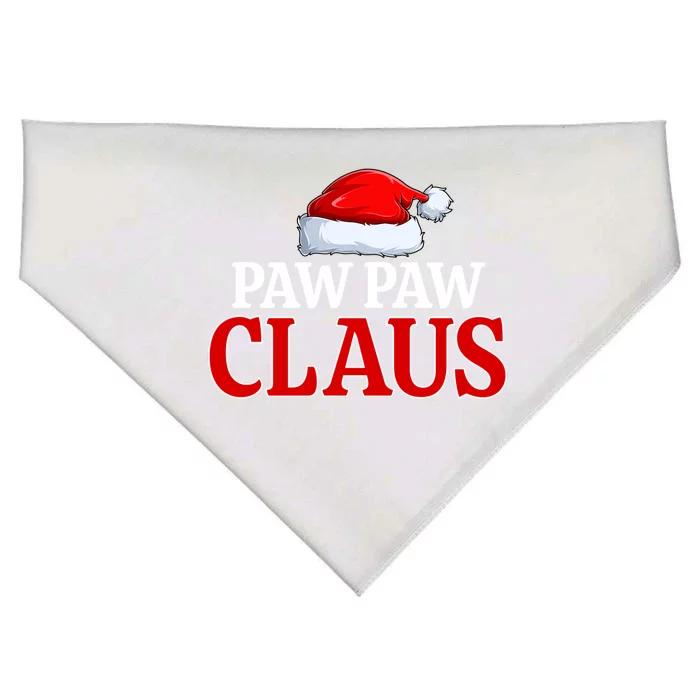 Paw Paw Claus Christmas Pajama Matching Family Santa Xmas Gift USA-Made Doggie Bandana