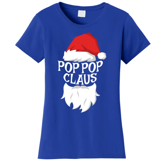 Pop Pop Claus Gift Santa Pop Pop Christmas Great Gift Meaningful Gift Women's T-Shirt