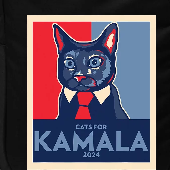 Politically Purrfect Cats For Kamala Harris 2024 President Impact Tech Backpack