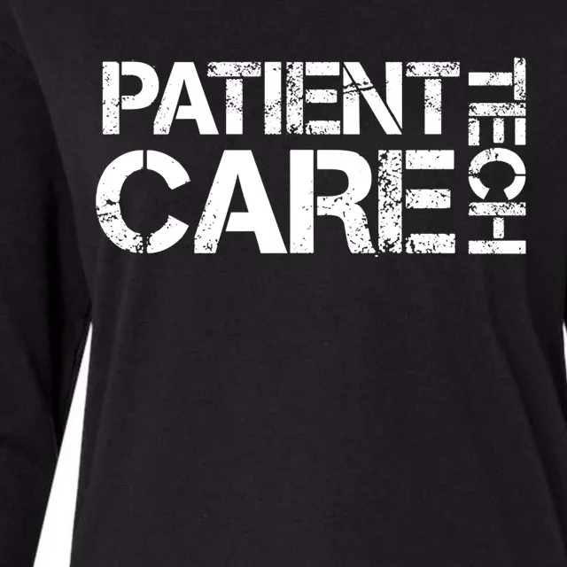 Pct Patient Care Tech Heart Gift Womens Cotton Relaxed Long Sleeve T-Shirt