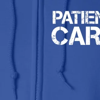 Pct Patient Care Tech Heart Gift Full Zip Hoodie