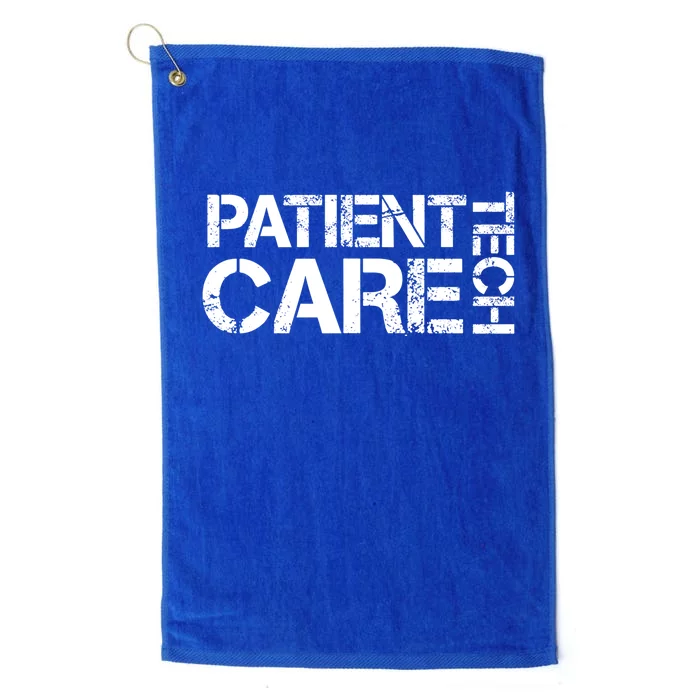 Pct Patient Care Tech Heart Gift Platinum Collection Golf Towel