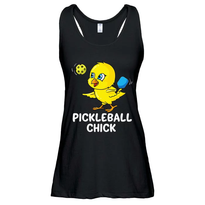 Pickleball Pickleball Chick Player Loves to Play Ladies Essential Flowy Tank