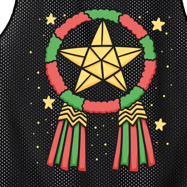 Philippine Parol Christmas Mesh Reversible Basketball Jersey Tank