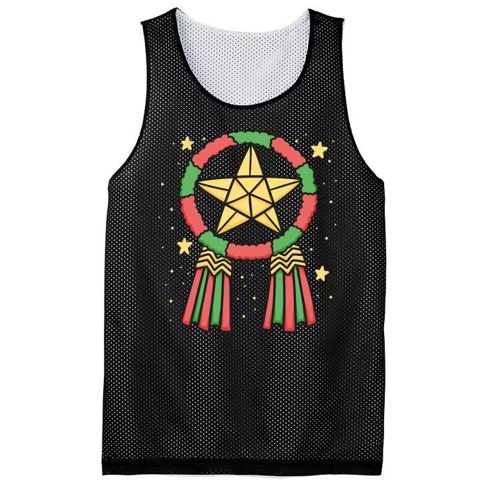 Philippine Parol Christmas Mesh Reversible Basketball Jersey Tank