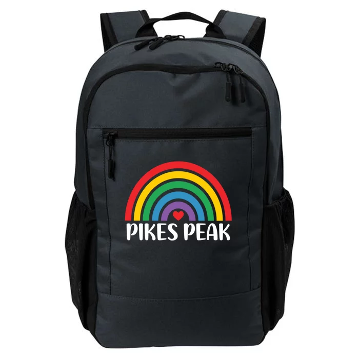 Pikes Peak Colorado Travel I Love Pikes Peak Usa Gift Daily Commute Backpack