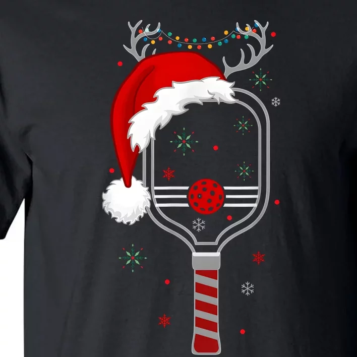 Pickleball Player Christmas Holiday Reindeer Xmas Women Tees Tall T-Shirt