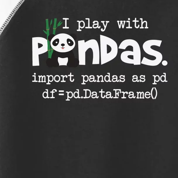 Pandas Programmer Computer Toddler Fine Jersey T-Shirt