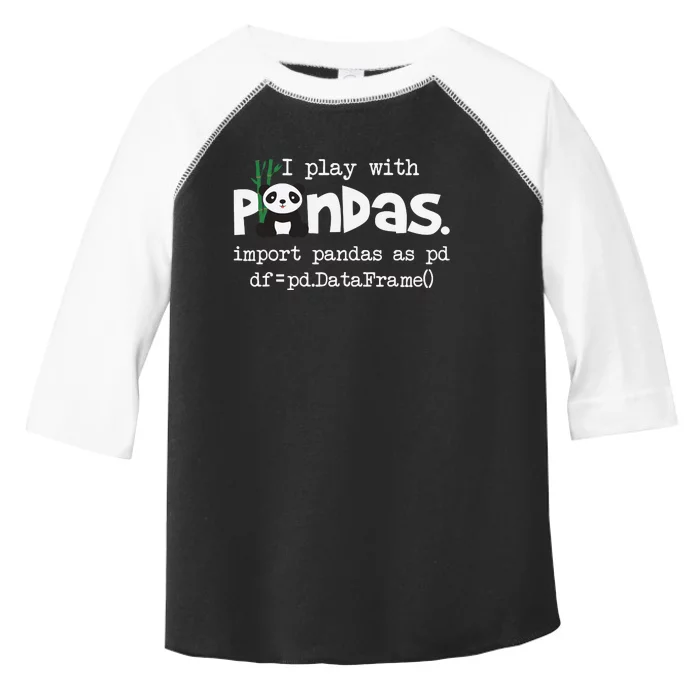 Pandas Programmer Computer Toddler Fine Jersey T-Shirt