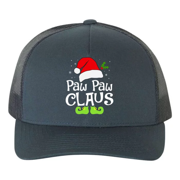 Paw Paw Claus Christmas Santa Family Matching Pajamas Xmas Gift Yupoong Adult 5-Panel Trucker Hat