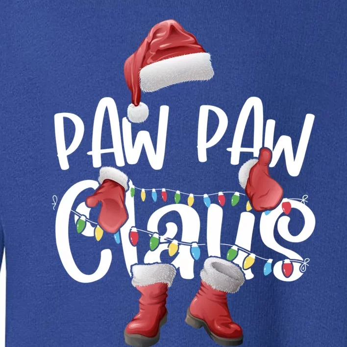 Paw Paw Claus Santa Hat Matching Christmas Family Group Gift Toddler Sweatshirt