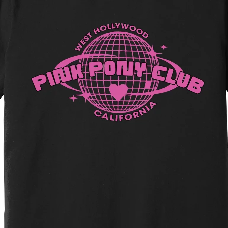 Pink Pony Club Groovy Girl Birthday Cowgirl Premium T-Shirt