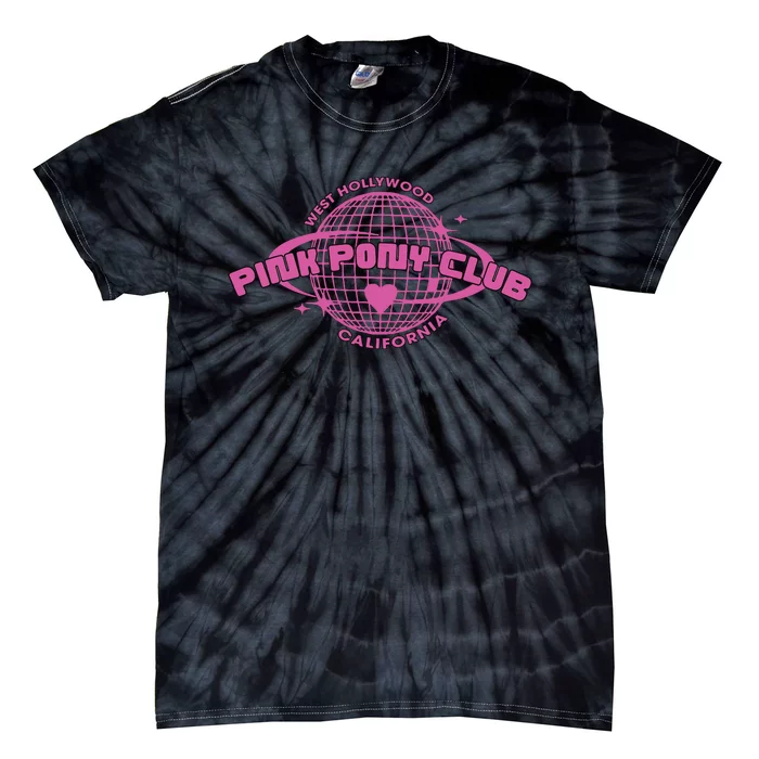 Pink Pony Club Groovy Girl Birthday Cowgirl Tie-Dye T-Shirt