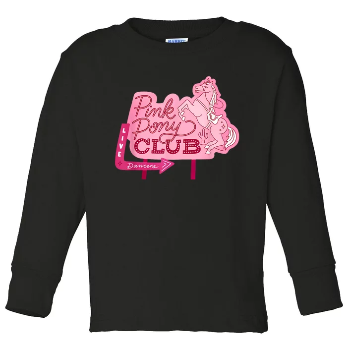 Pink Pony Club Live Dancers Toddler Long Sleeve Shirt