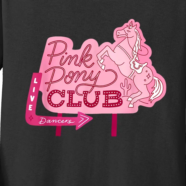 Pink Pony Club Live Dancers Kids Long Sleeve Shirt