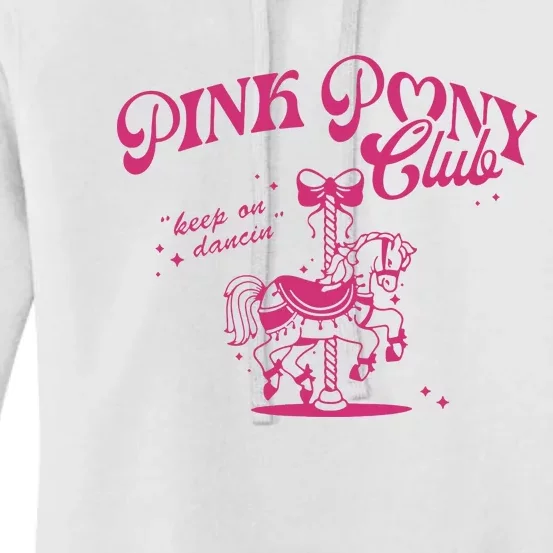 Pink Pony Club Groovy Girl Birthday Cowgirl Women's Pullover Hoodie