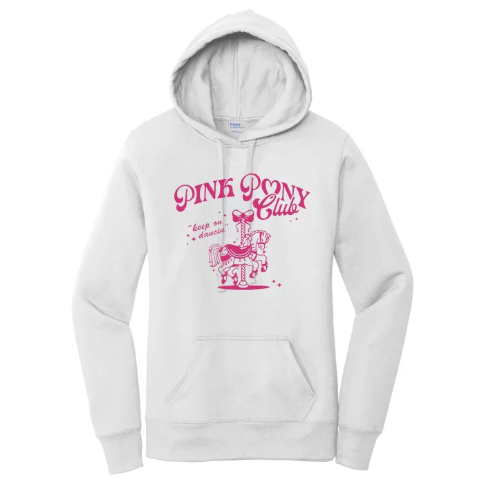 Pink Pony Club Groovy Girl Birthday Cowgirl Women's Pullover Hoodie