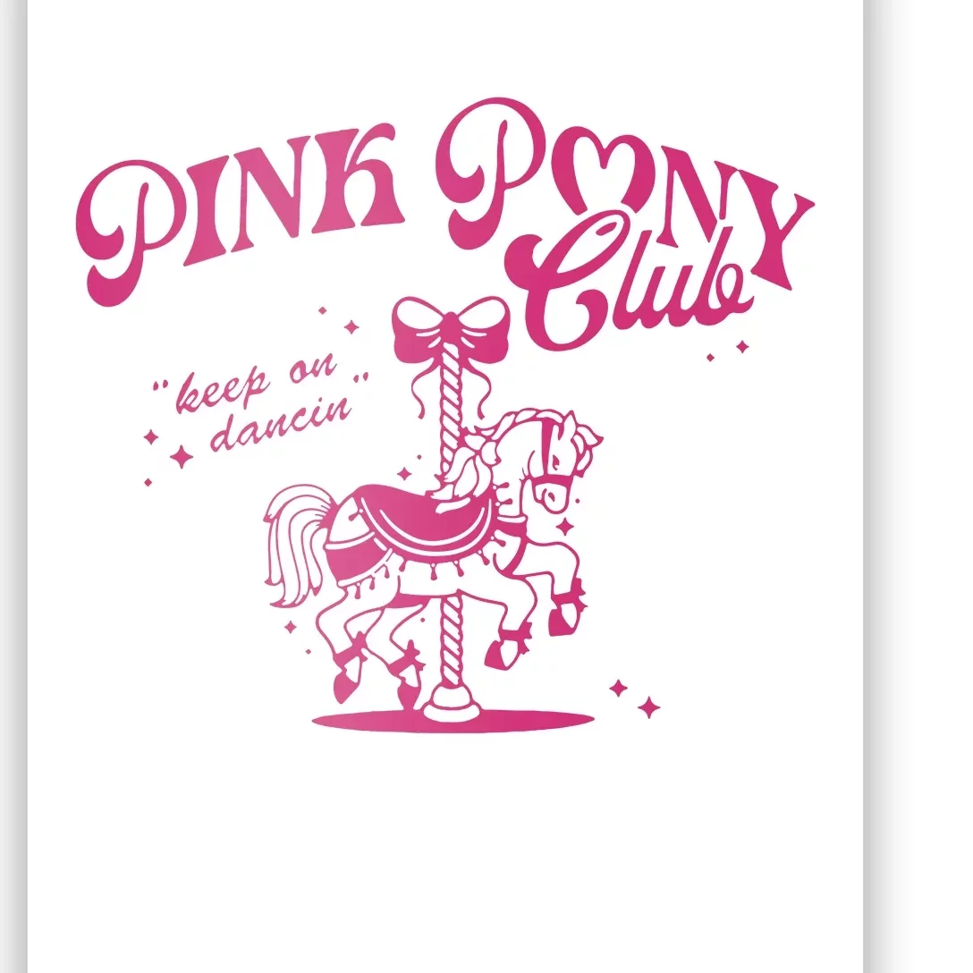 Pink Pony Club Groovy Girl Birthday Cowgirl Poster