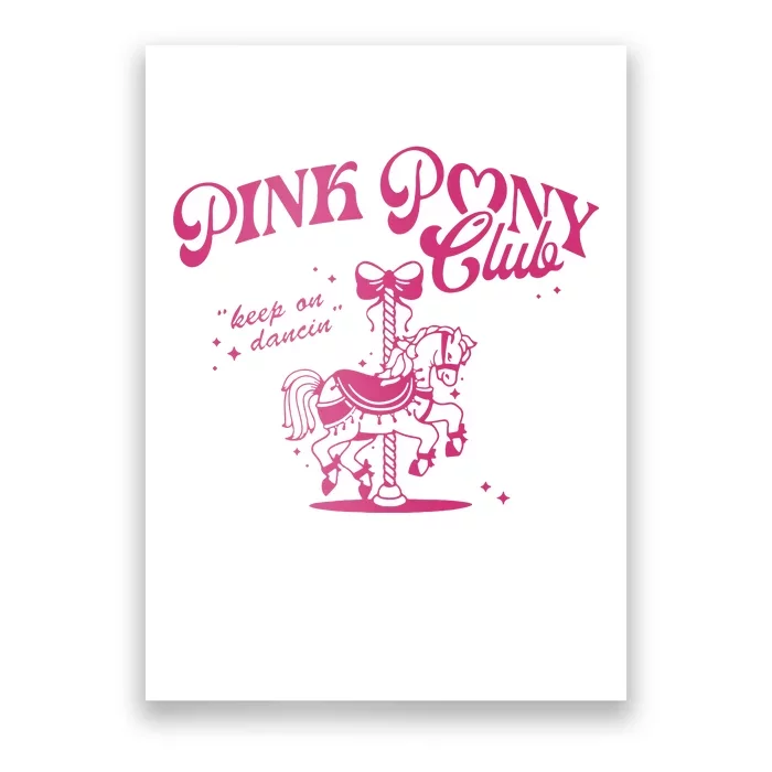 Pink Pony Club Groovy Girl Birthday Cowgirl Poster