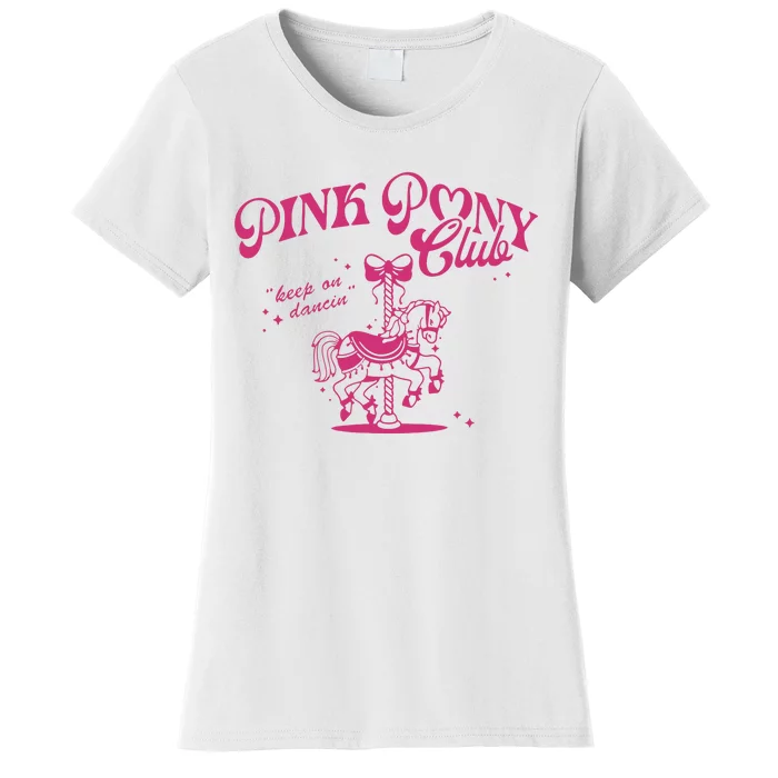 Pink Pony Club Groovy Girl Birthday Cowgirl Women's T-Shirt