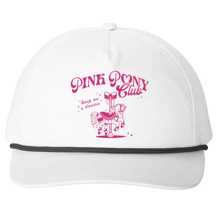 Pink Pony Club Groovy Girl Birthday Cowgirl Snapback Five-Panel Rope Hat