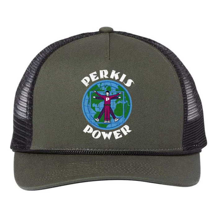 Perkis Power Camp Counselor For Retro Rope Trucker Hat Cap