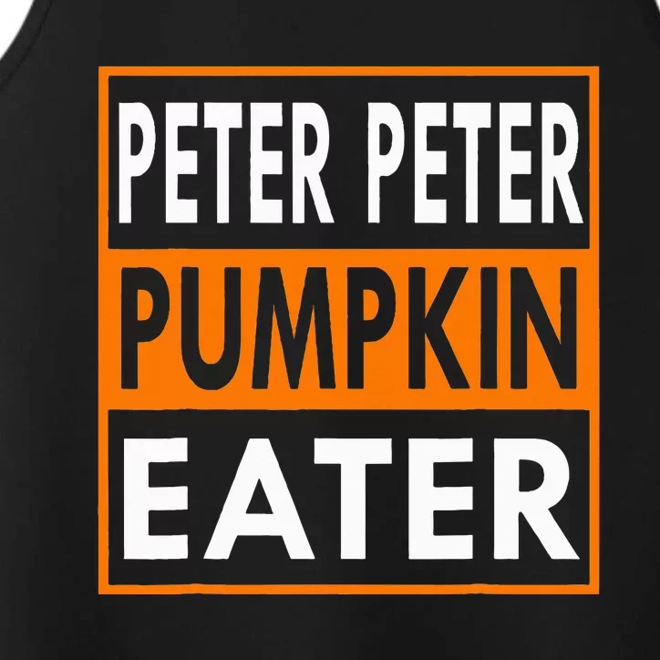 Peter Pumpkin Costume Eater For Couples Matching Halloween Performance Tank