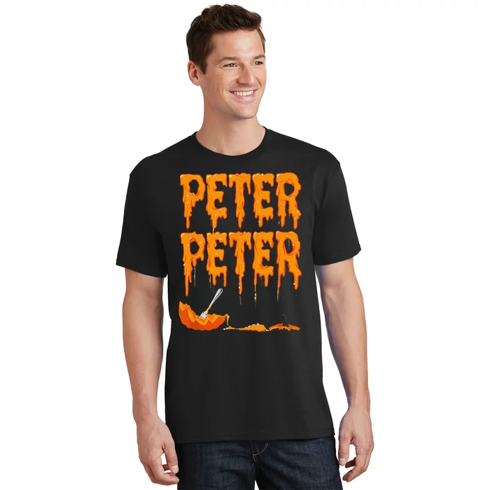 Peter Pumpkin Costume Eater For Couples Matching Halloween Gift T-Shirt