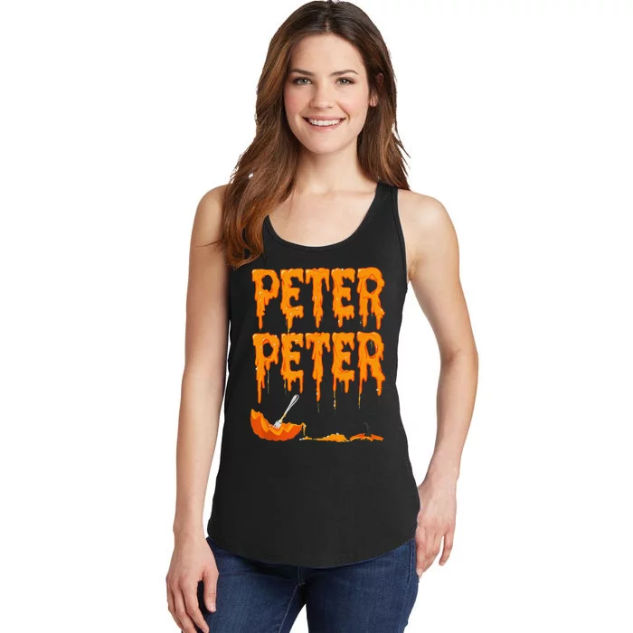 Peter Pumpkin Costume Eater For Couples Matching Halloween Gift Ladies Essential Tank