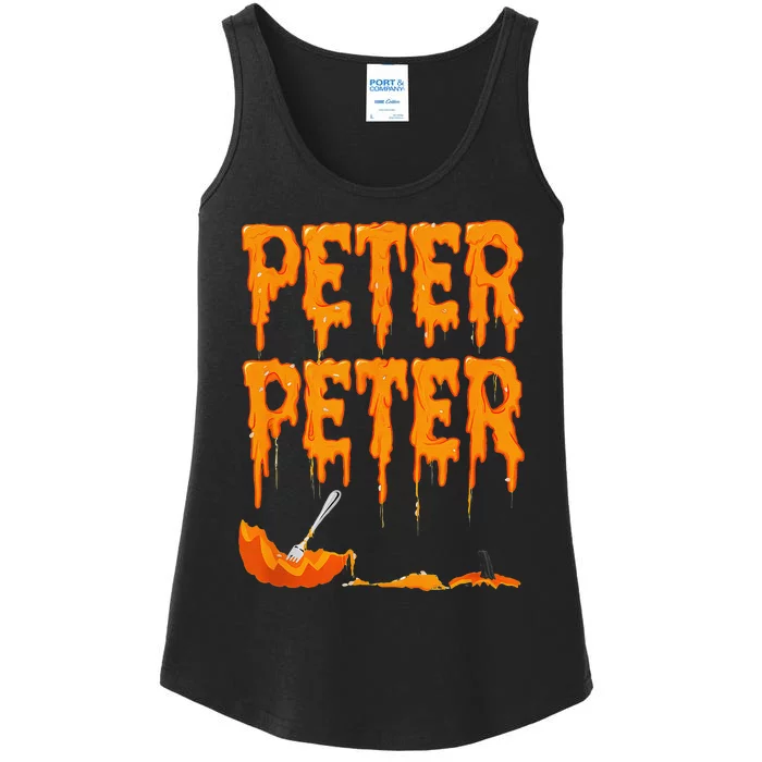 Peter Pumpkin Costume Eater For Couples Matching Halloween Gift Ladies Essential Tank