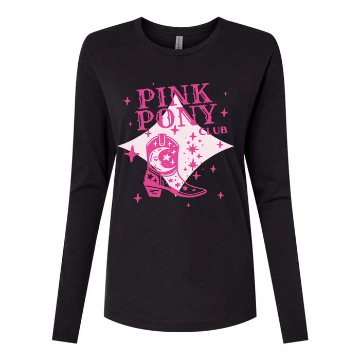 Pink Pony Club C.R Western Womens Cotton Relaxed Long Sleeve T-Shirt