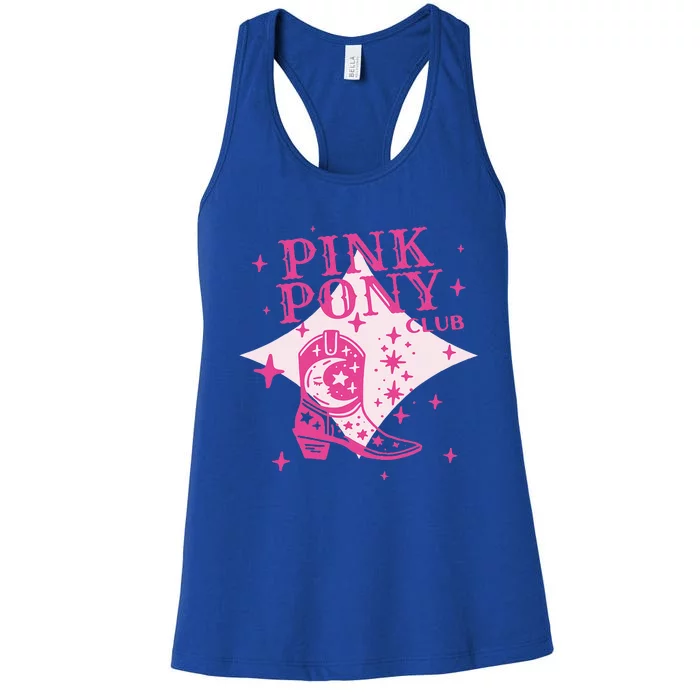 Pink Pony Club C.R Western Women's Racerback Tank