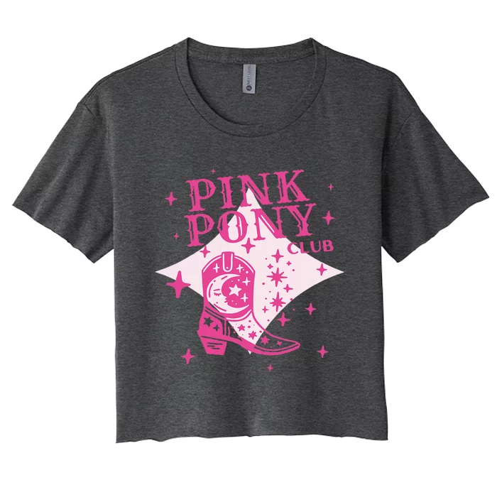 Pink Pony Club C.R Western Women's Crop Top Tee