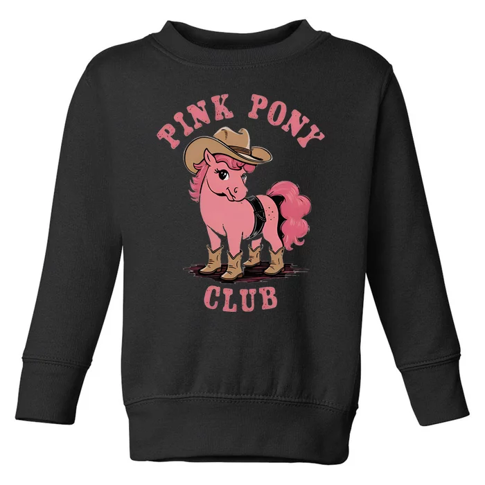 Pink Pony Club Toddler Sweatshirt