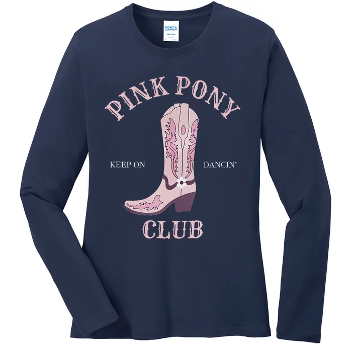 Pink Pony Club Ladies Long Sleeve Shirt