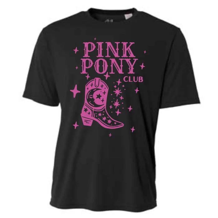 Pink Pony Club Ringer Queer Pop Fan Lesbian Pride Month Cooling Performance Crew T-Shirt