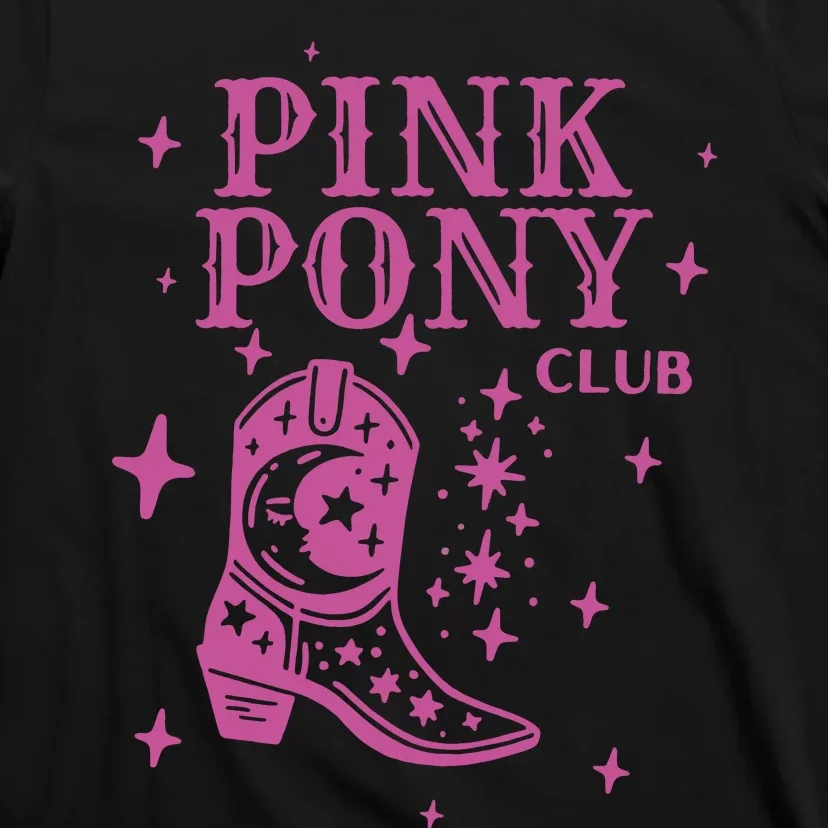 Pink Pony Club Ringer Queer Pop Fan Lesbian Pride Month T-Shirt