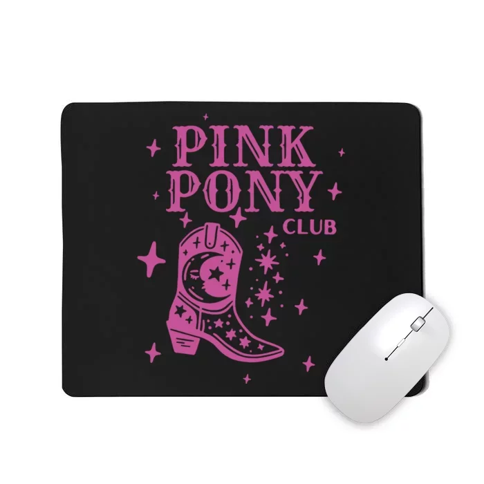 Pink Pony Club Ringer Queer Pop Fan Lesbian Pride Month Mousepad