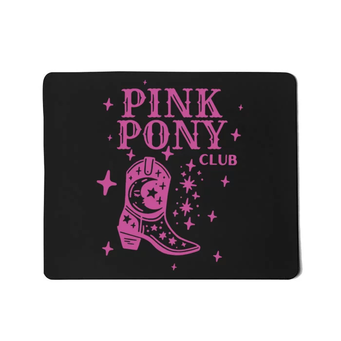 Pink Pony Club Ringer Queer Pop Fan Lesbian Pride Month Mousepad