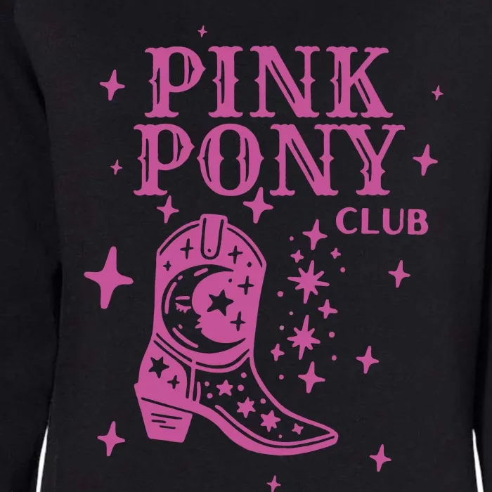 Pink Pony Club Ringer Queer Pop Fan Lesbian Pride Month Womens California Wash Sweatshirt