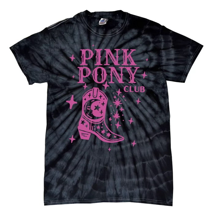 Pink Pony Club Ringer Queer Pop Fan Lesbian Pride Month Tie-Dye T-Shirt