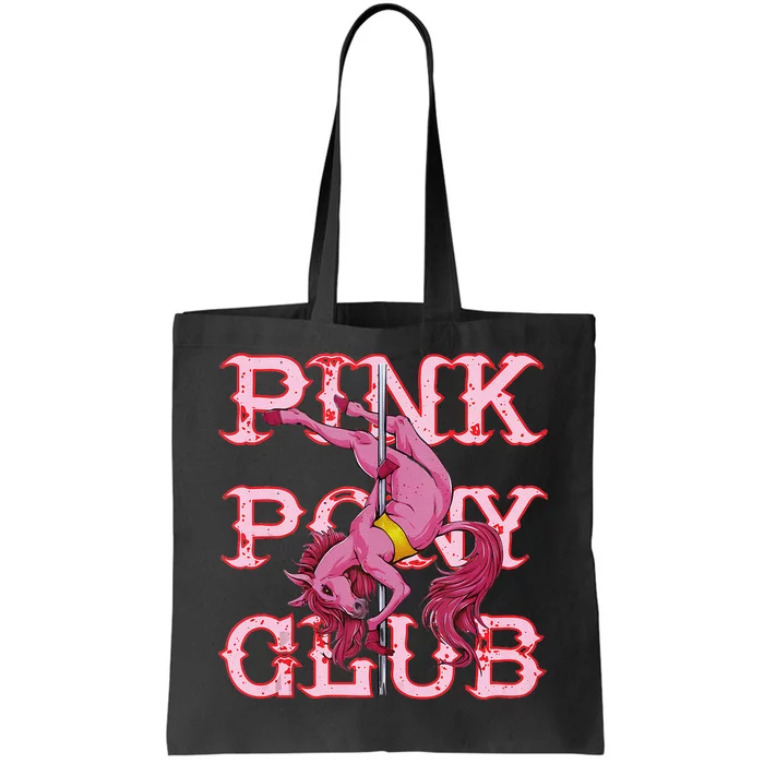 Pink Pony Club Groovy Birthday Cow Tote Bag