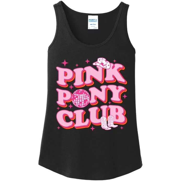 P.I.N.K Pony Club Ladies Essential Tank