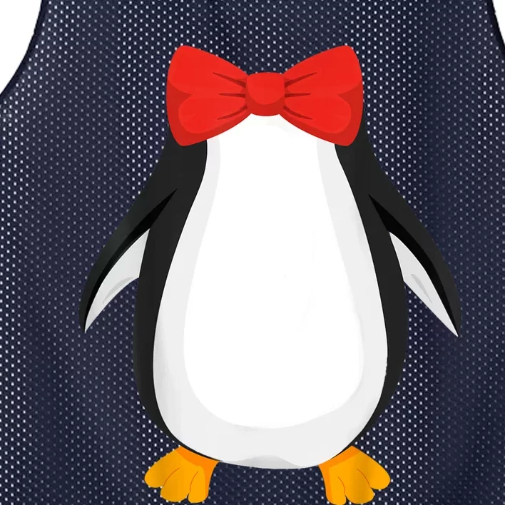 Penguin Penguin Costume Mesh Reversible Basketball Jersey Tank