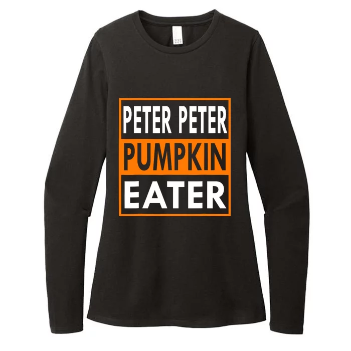 Peter Pumpkin Costume Eater For Couples Matching Halloween Womens CVC Long Sleeve Shirt