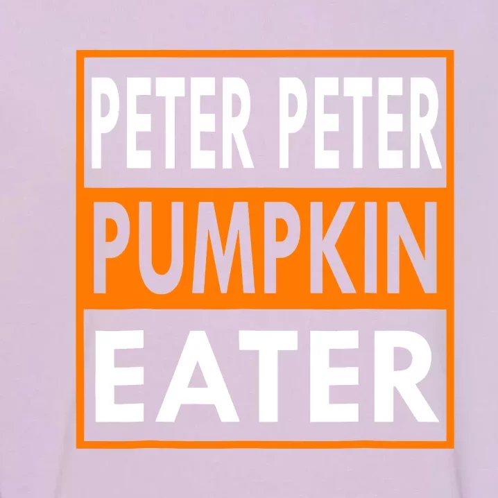 Peter Pumpkin Costume Eater For Couples Matching Halloween Garment-Dyed Sweatshirt