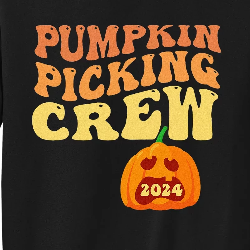 Pumpkin Picking Crew 2024 Family Matching Autumn Halloween Sweatshirt